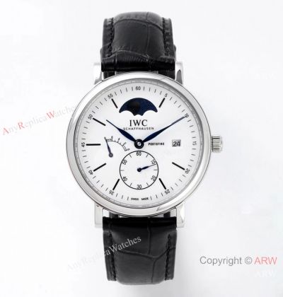 AI Factory Replica IWC Portofino Moonphase Watch Ss White Dial